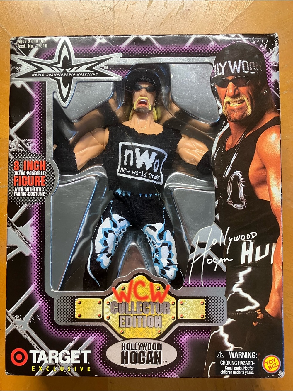 Vintage 1999 Toy Biz WCW Collector Edition Hollywood Hogan